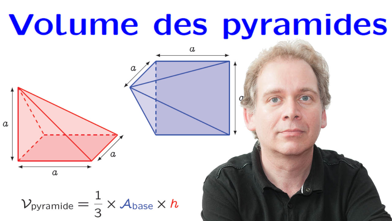 Comment Calculer L Aire D Une Pyramide Pourquoi le volume des pyramides est 1/3 x aire base x hauteur ? - Cours AB  Carré
